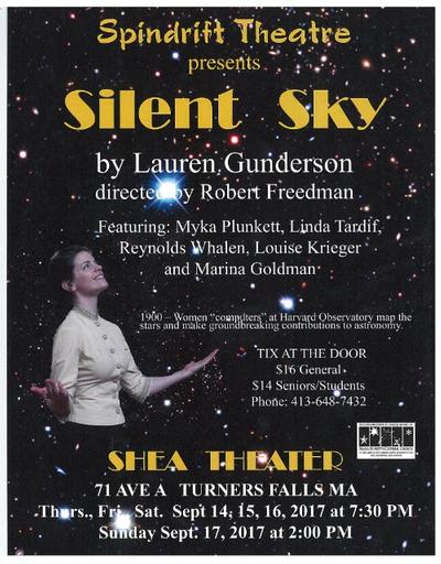Spindrift Theatre Presents Silent Sky by Lauren Gunderson
