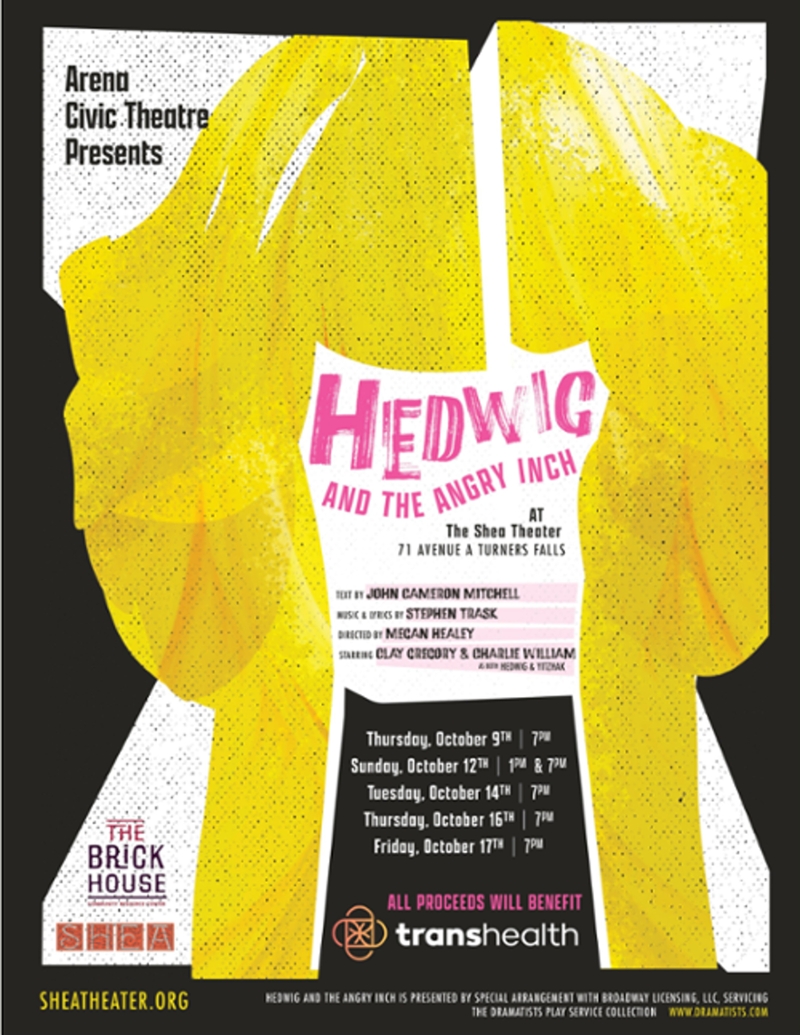 Arena Civic Theatre Presents: HEDWIG AND THE ANGRY INCH, Thu, Oct