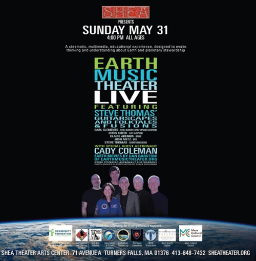 Shea Presents: EARTH MUSIC THEATER LIVE with Steve Thomas and special guest, Astronaut Cady Coleman!