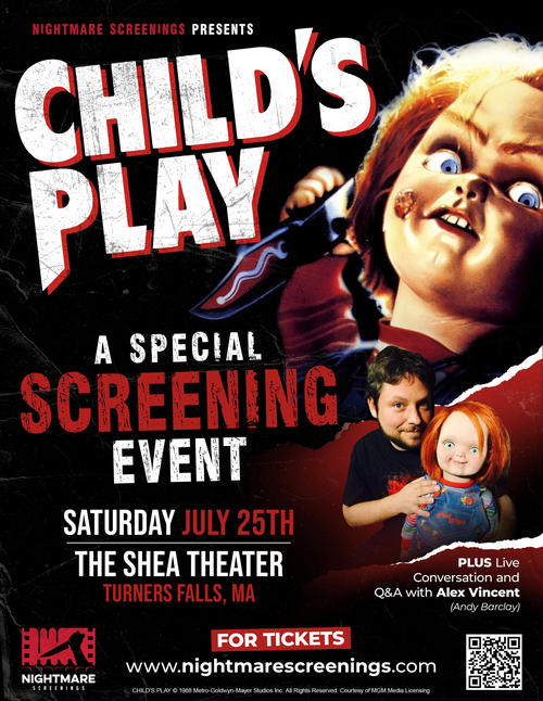 Nightmare Screenings Presents: CHILD'S PLAY w/s/g Alex Vincent